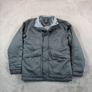 Nike Storm-Fit Thermore Insulated Parka Jacket Men Medium Grey Full Zip No Hood